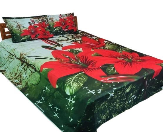 Cotton Panel Bedsheet King Size. ST-355