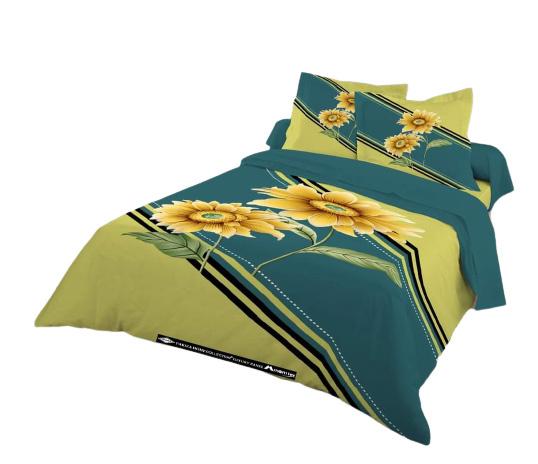 Cotton Panel Bedsheet King Size. ST-356