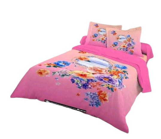 Cotton Panel Bedsheet King Size. ST-357