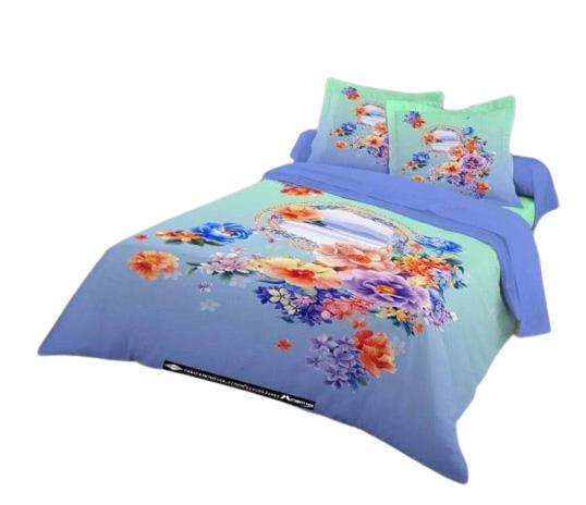 Cotton Panel Bedsheet King Size. ST-360