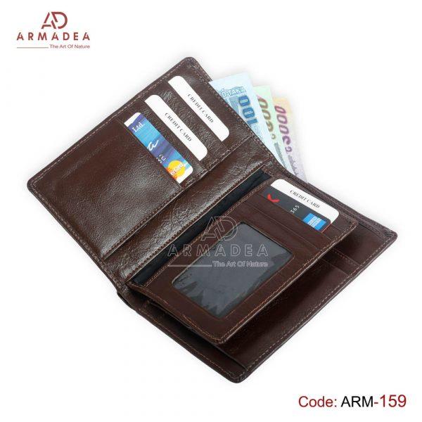 Buffelo Leather Semi Long Wallet