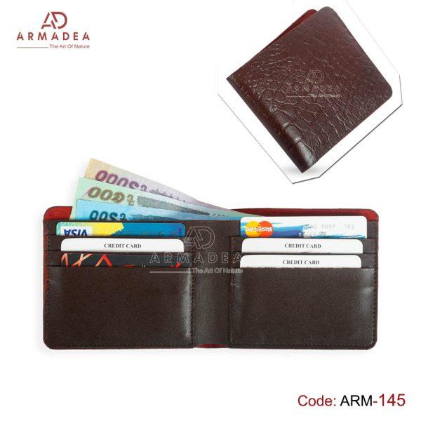 Crocodile Shape Genuine Leather Wallet
