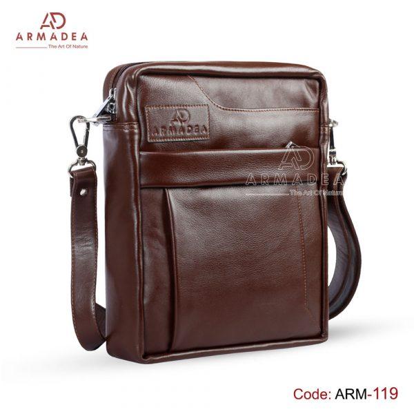 Genuine Leather Messenger Bag For Men