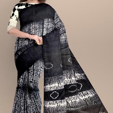 Cotton Batik Saree mt-2473
