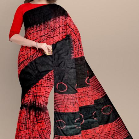 Cotton Batik Saree mt-2471