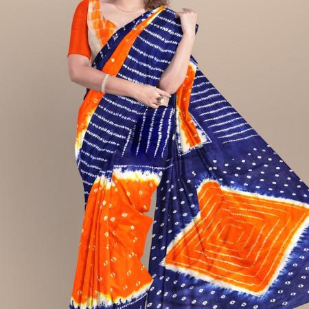 Cotton Batik Saree mt-2468