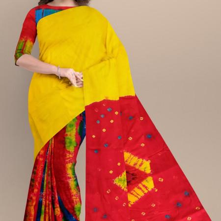 Cotton Batik Saree mt-2465