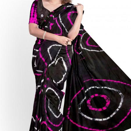 Cotton Batik Saree mt-2266