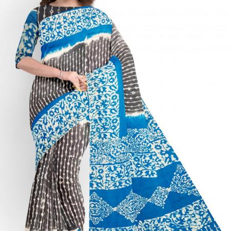 Cotton Batik Saree mt-2182