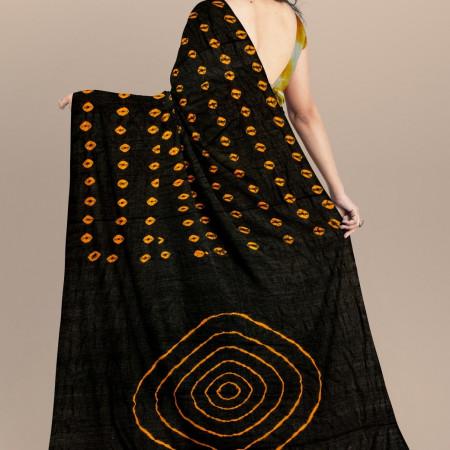 Cotton Batik Saree mt-2093