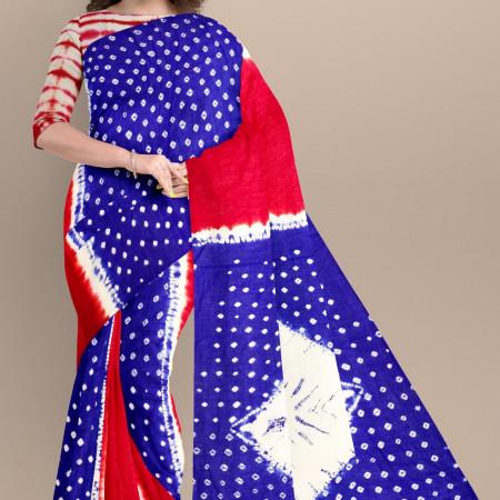 Cotton Batik Saree mt-2092