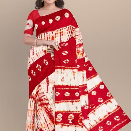Cotton Batik Saree mt-2091
