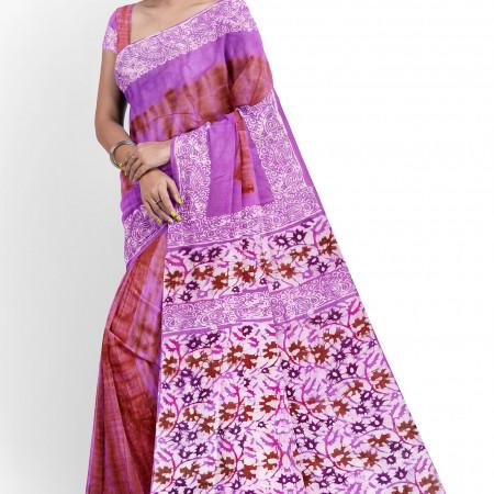 Cotton Batik Saree mt-2036