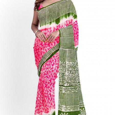 Cotton Batik Saree mt-2032