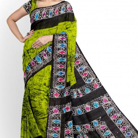 Cotton Batik Saree mt-2024