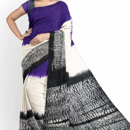 Cotton Batik Saree mt-2637
