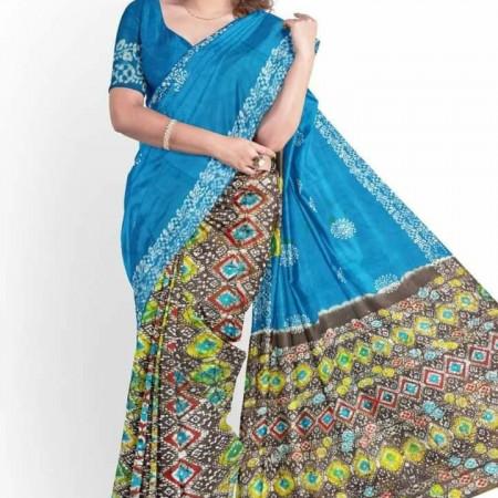 Cotton Batik Saree mt-2640