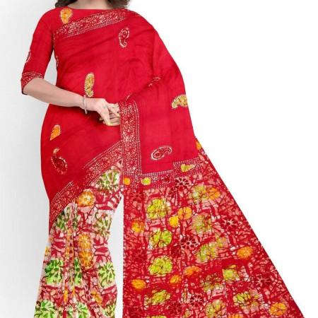 Silk Batik Saree SB-2765