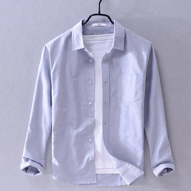Stylish Men's Oxford  Cotton Shirt