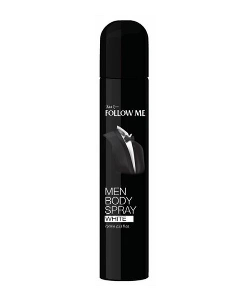 Follow Me Men Body Spray 75ml -White