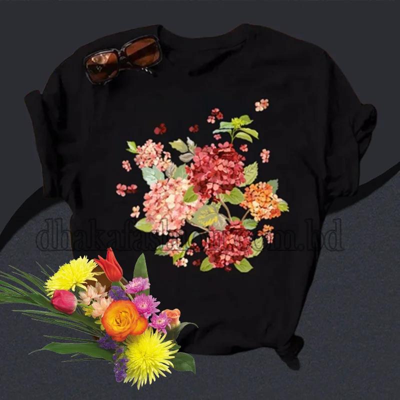 Black Premium quality women tshirt