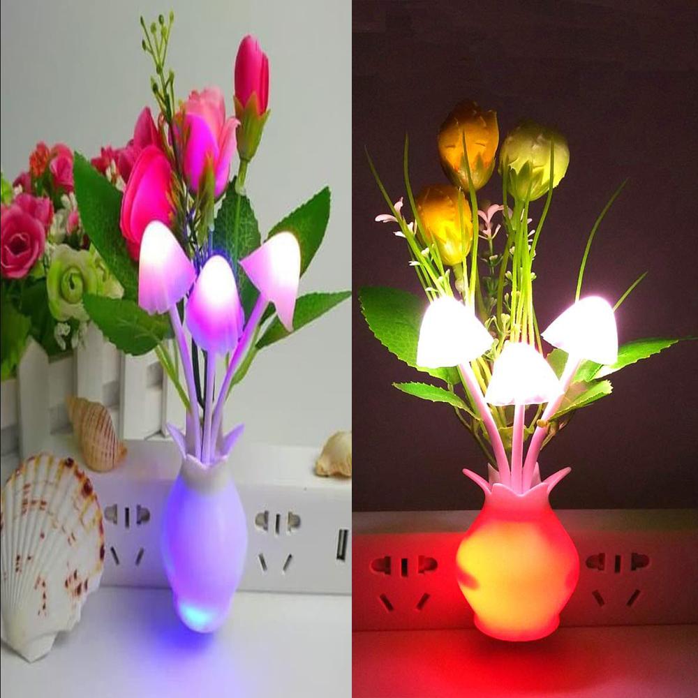 LED Sensor Mushroom Night Light (2 pcs)