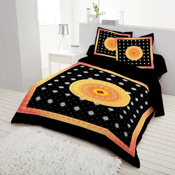 Double Size Cotton Bed Sheet 3 pcs Set