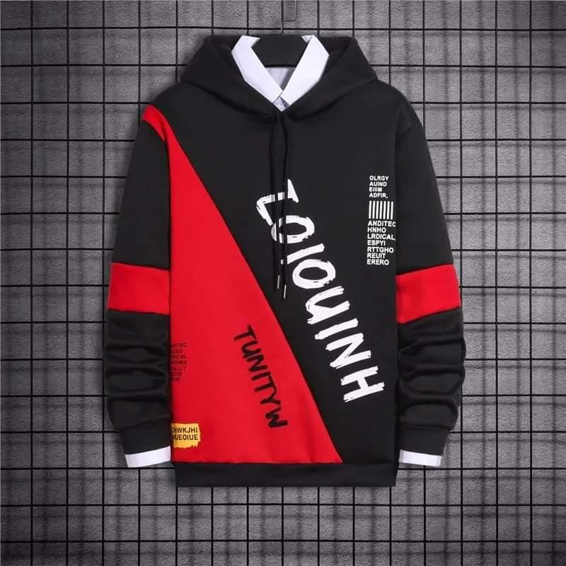 Stylish-casual-hoodie Rad & Black
