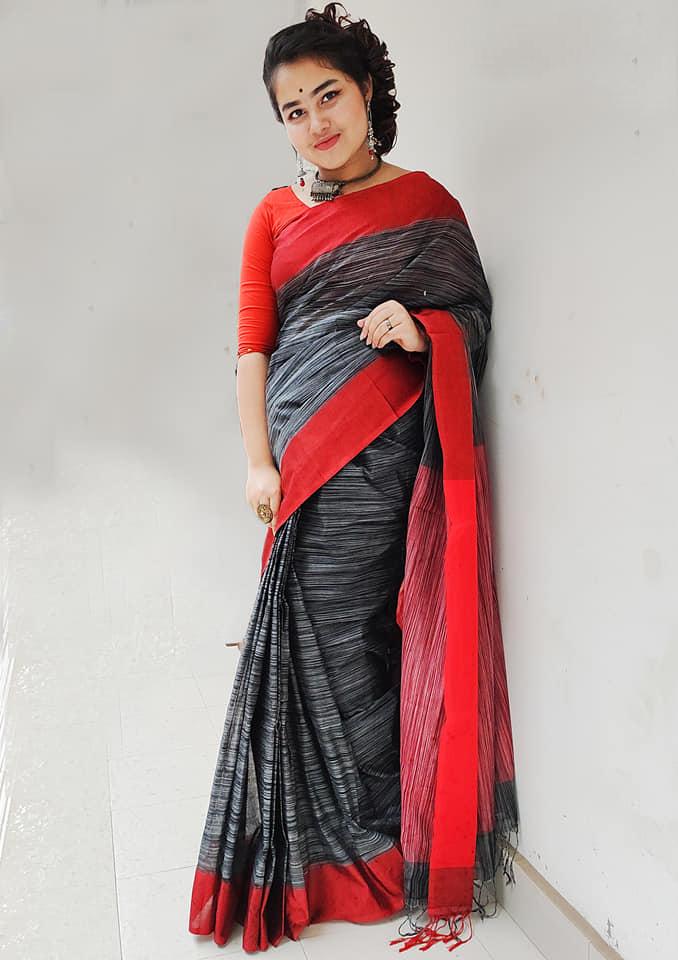 Tangail Pure Cotton Sharee