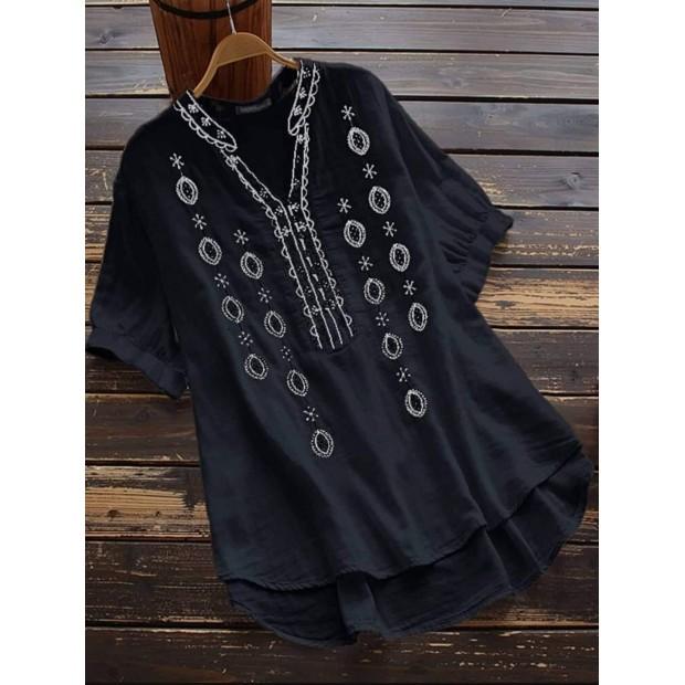 Exclusive Embroideried Black Kurti
