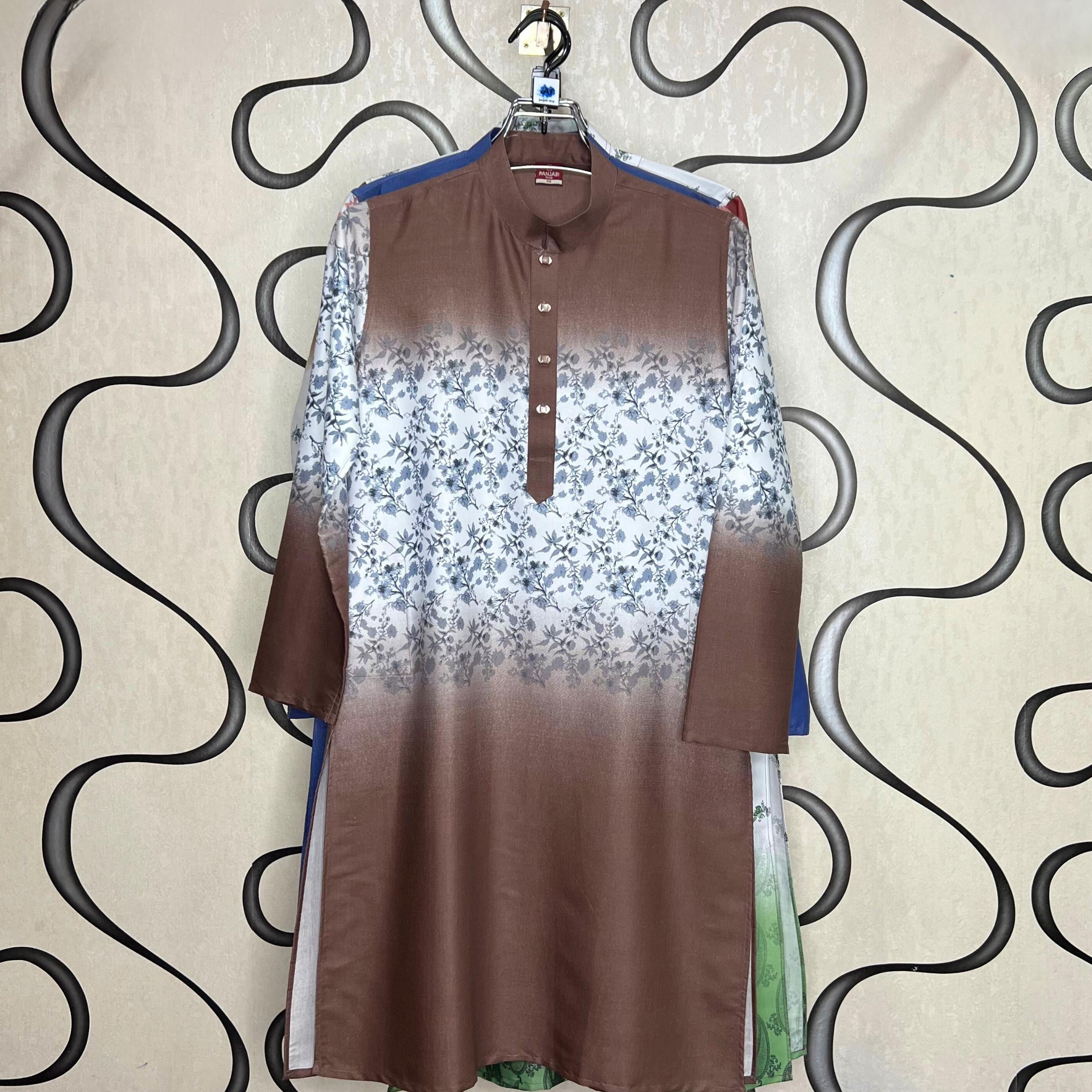 Printed Cotton Panjabi For Men