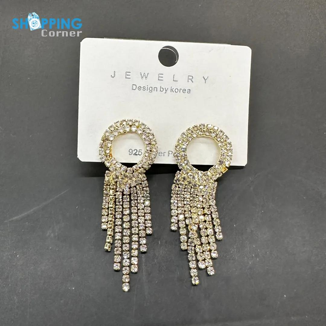 Elegant Crystal Drop Earrings