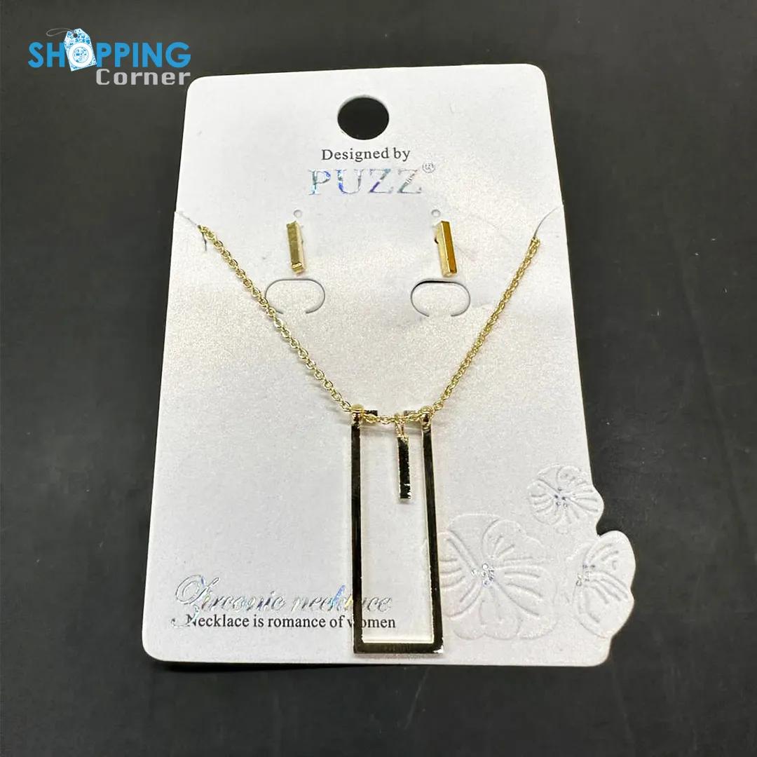 Roman Numeral Vertical Bar Necklace