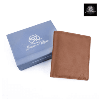 Cow Leather Slim Bifold Oil Pull Up Wallets Soft Leather