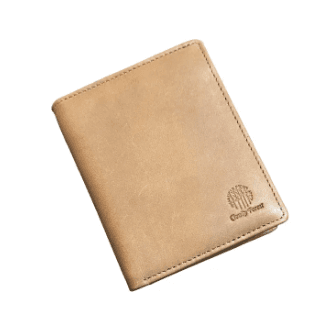 Cow Leather Slim Bifold Oil Pull Up Wallets Soft Leather  Gifts For Men