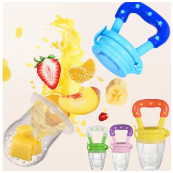 Kids Food Feeder Soother Teether for Eating Fresh Fruit Vegetables Meat [Multicolor]