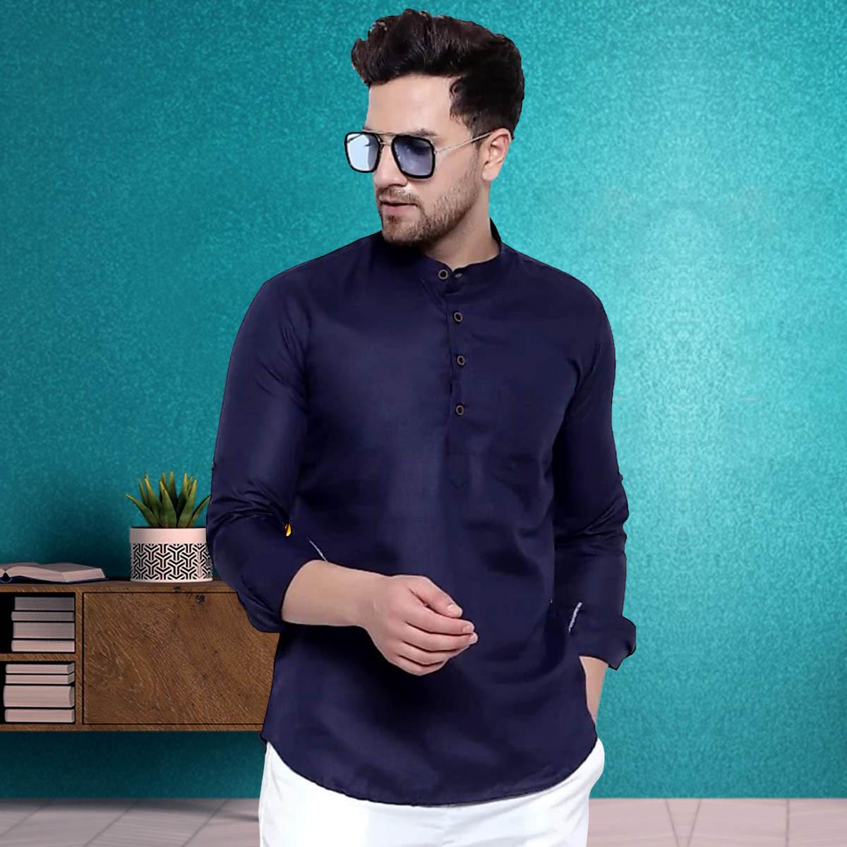 Stylish Men's Cotton Katua Shirt