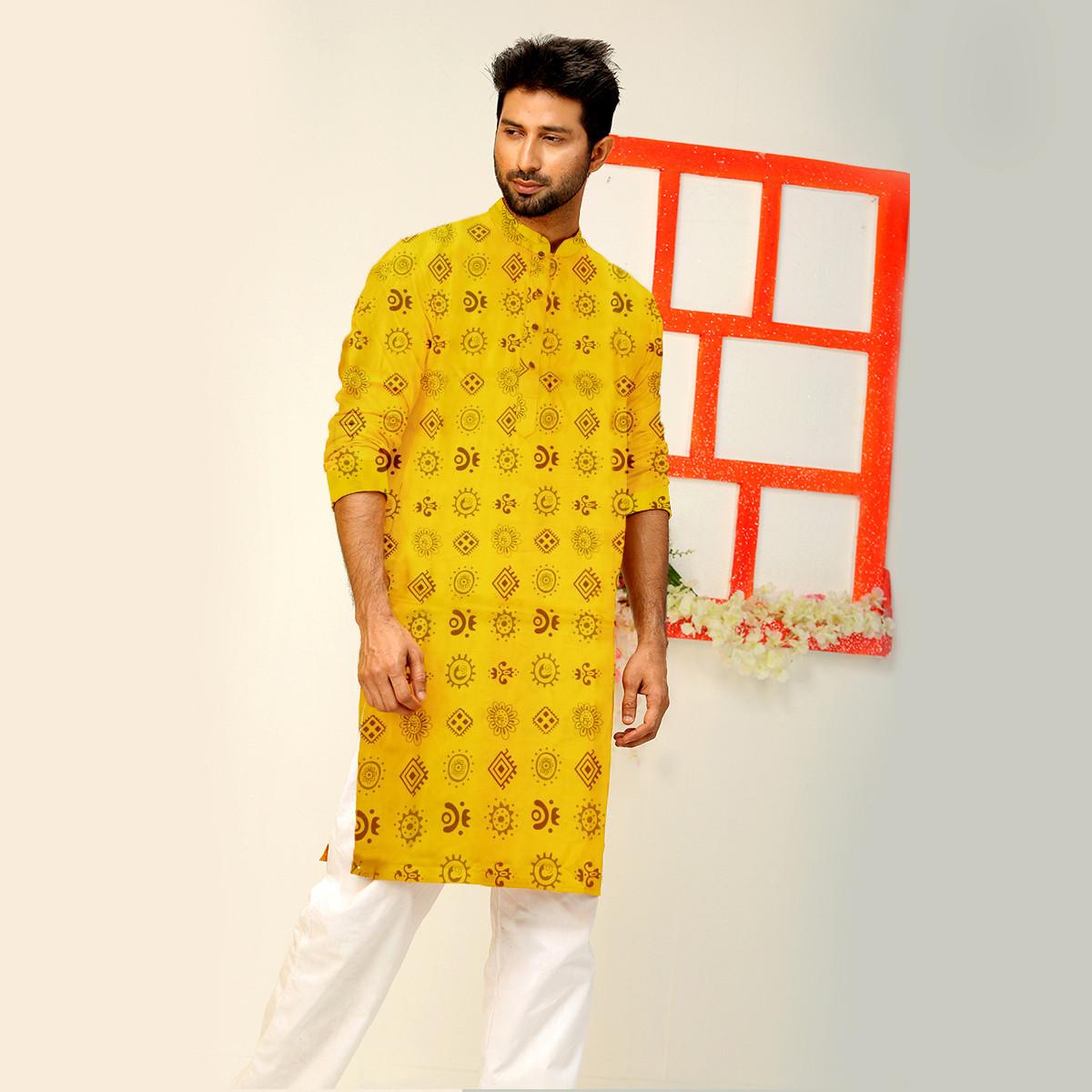 Men's Semi Long Panjabi