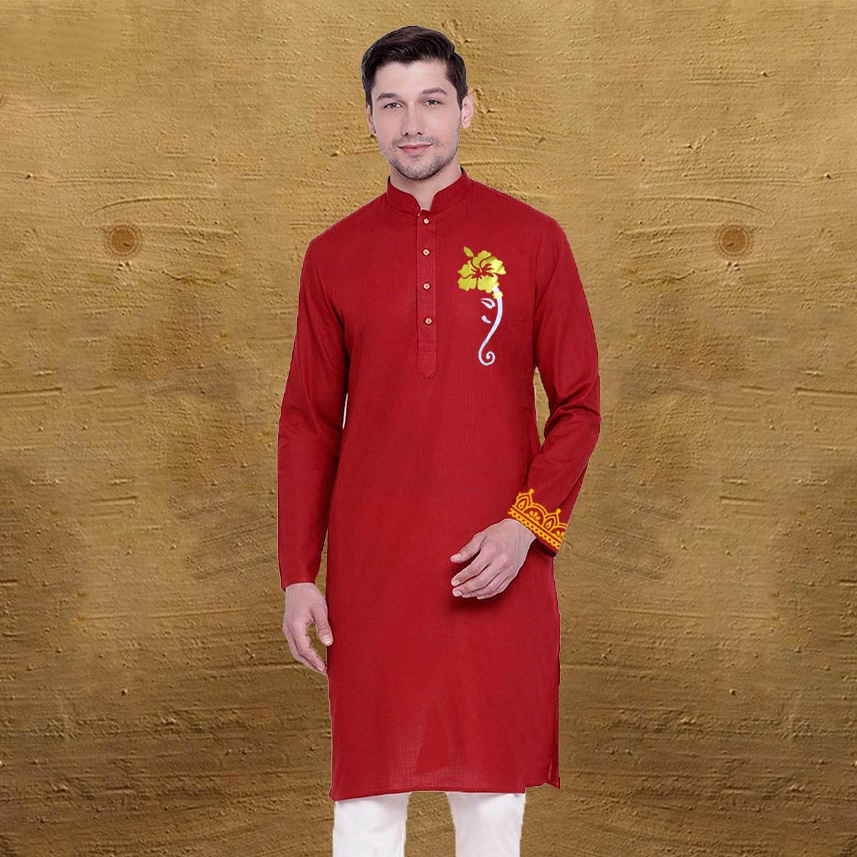 Men's Semi Long Panjabi