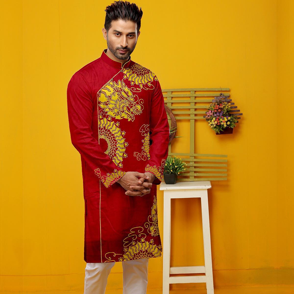 Men's Semi Long Panjabi