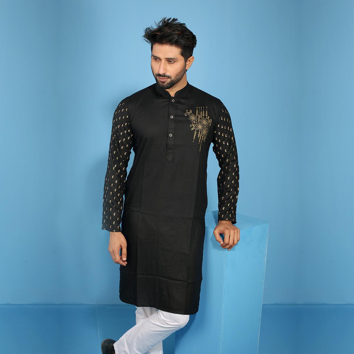 Men's Semi Long Panjabi