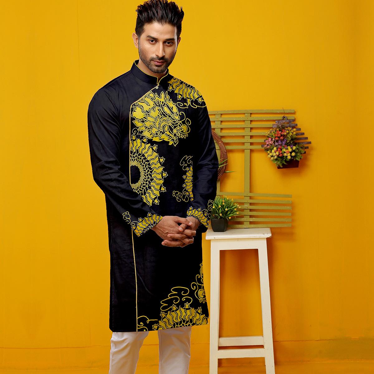 Men's Semi Long Panjabi