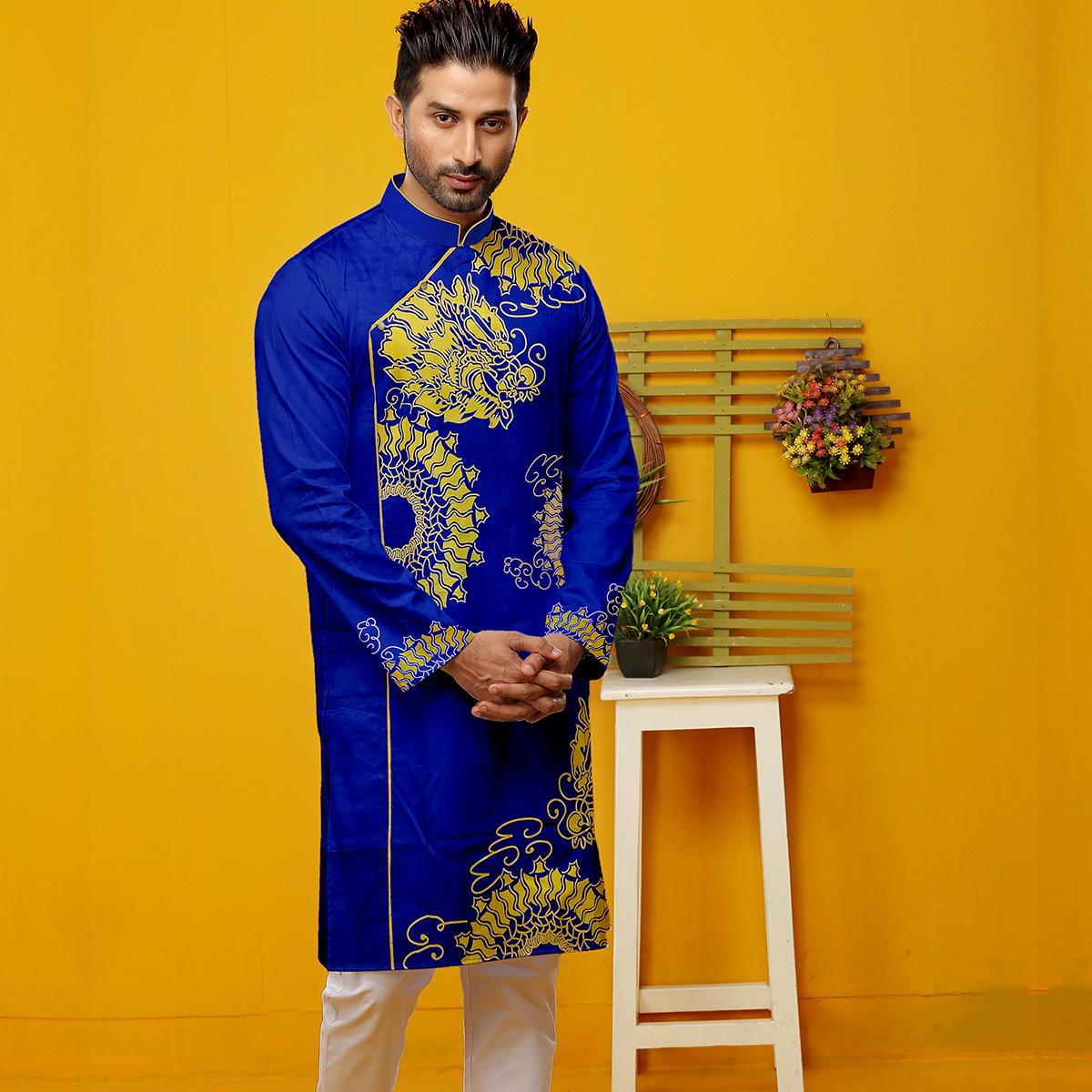 Men's Semi Long Panjabi