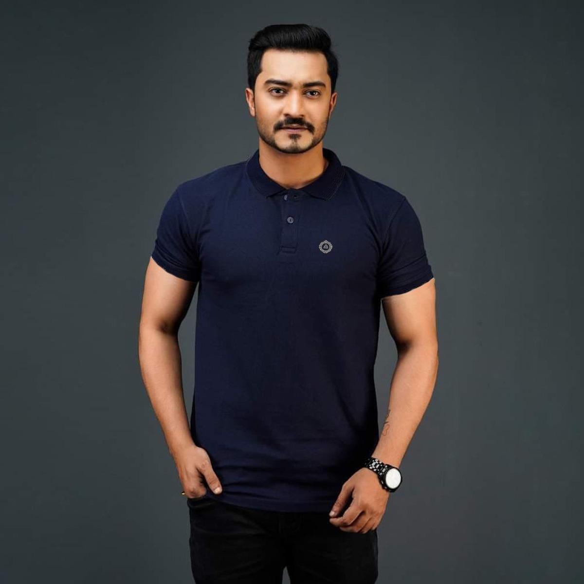 Stylish Men's Cotton Polo Shirt