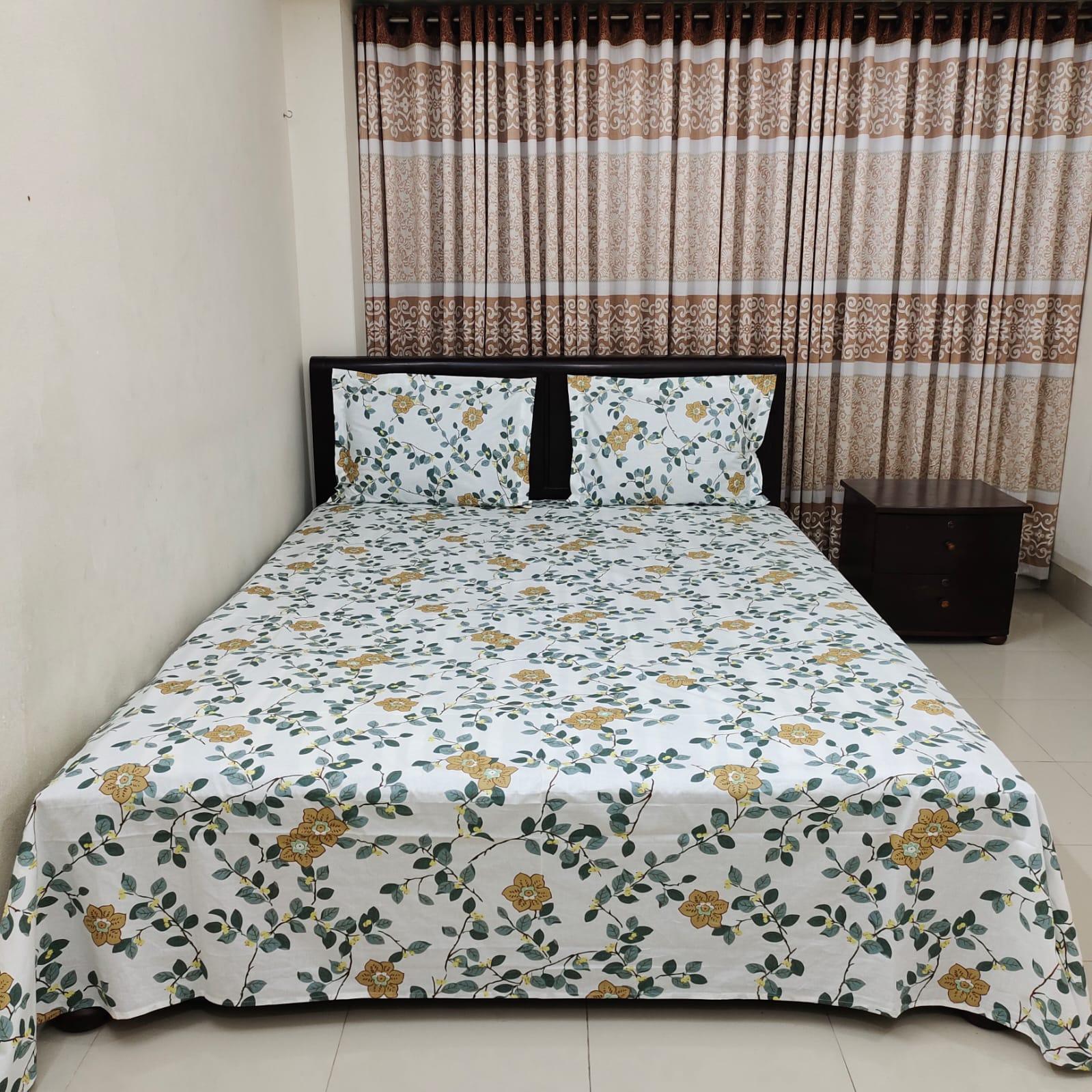 ORTHA EXPORT COTTON KING SIZE BEDSHEET