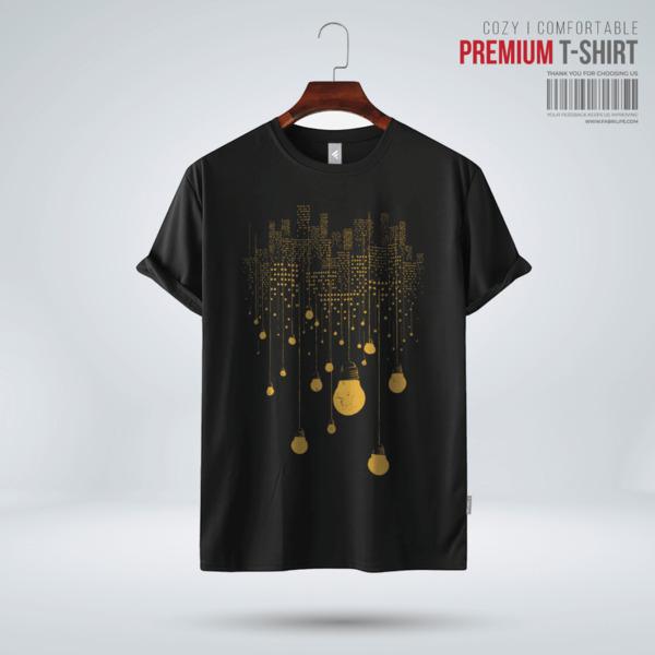 Fabrilife Mens Premium T-Shirt - City Lights
