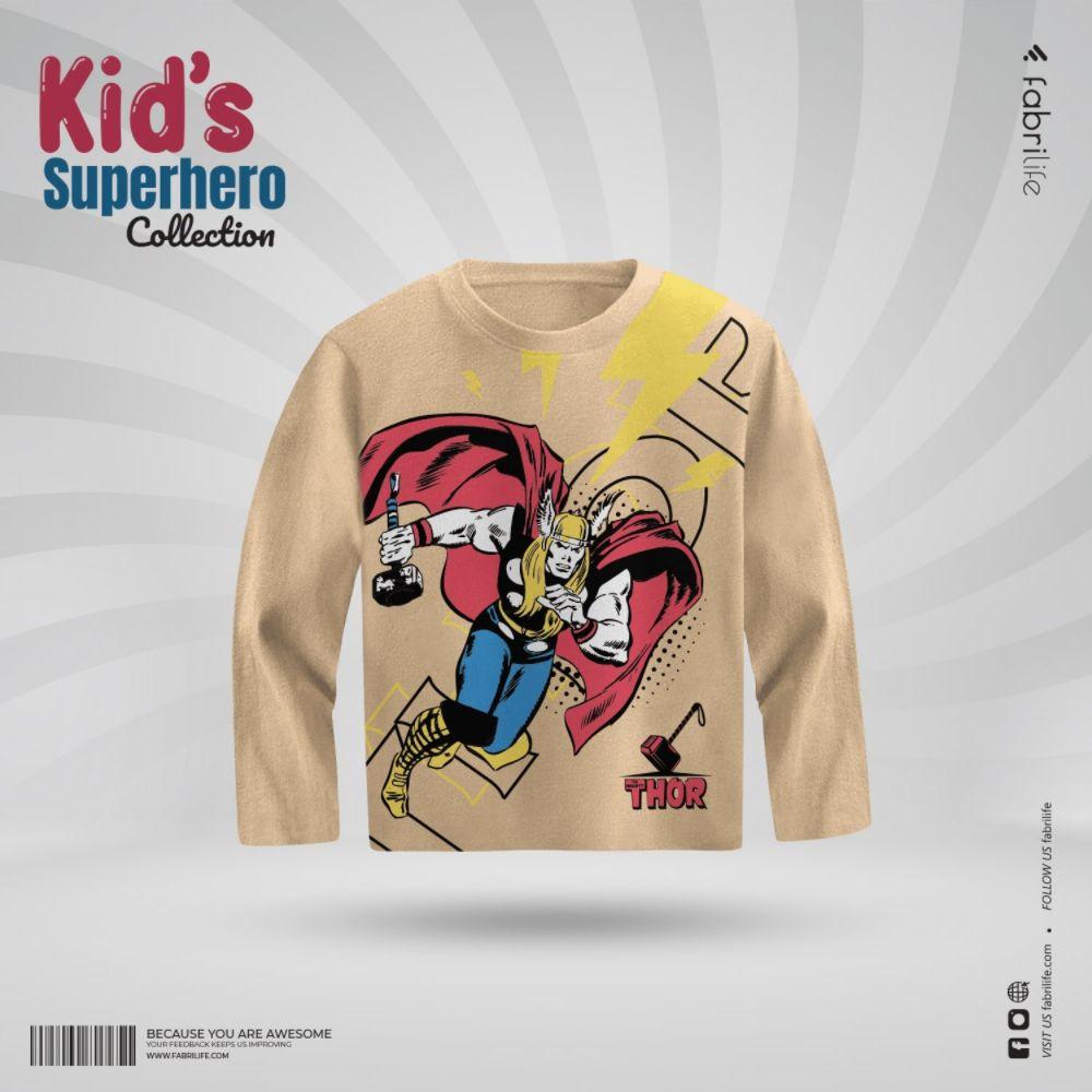 Kids Premium Full Sleeve T-Shirt - Thor