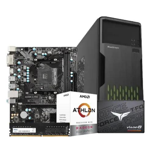 AMD Athlon 200GE Desktop PC