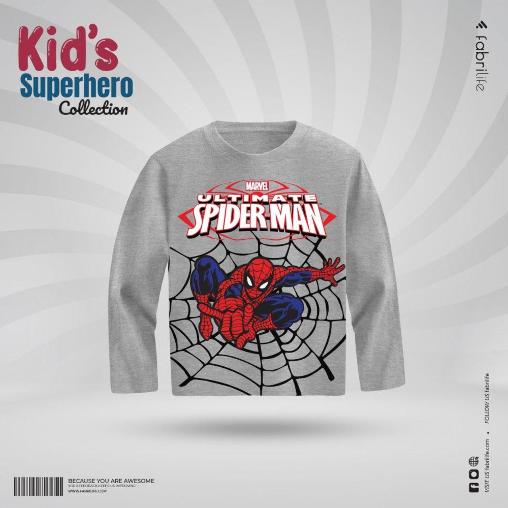 Kids Premium Full Sleeve T-Shirt - Spiderman