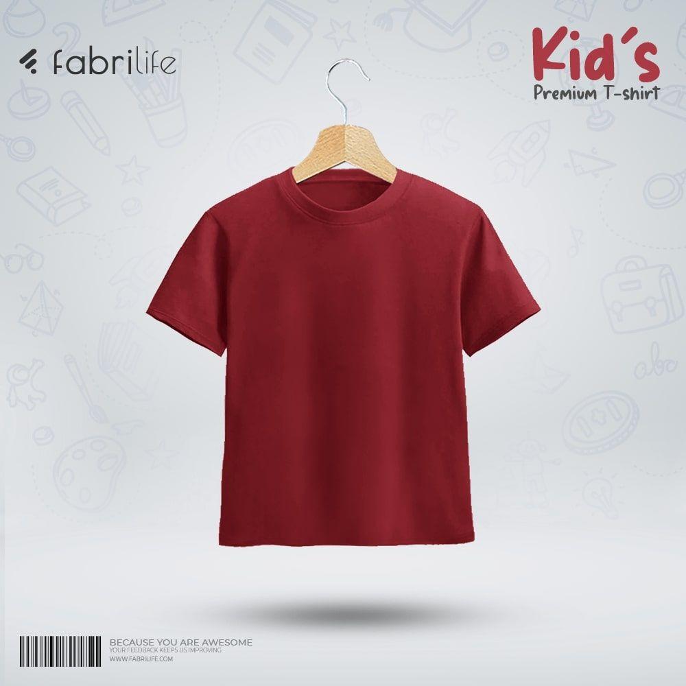 Kids Premium Blank T-Shirt - Red